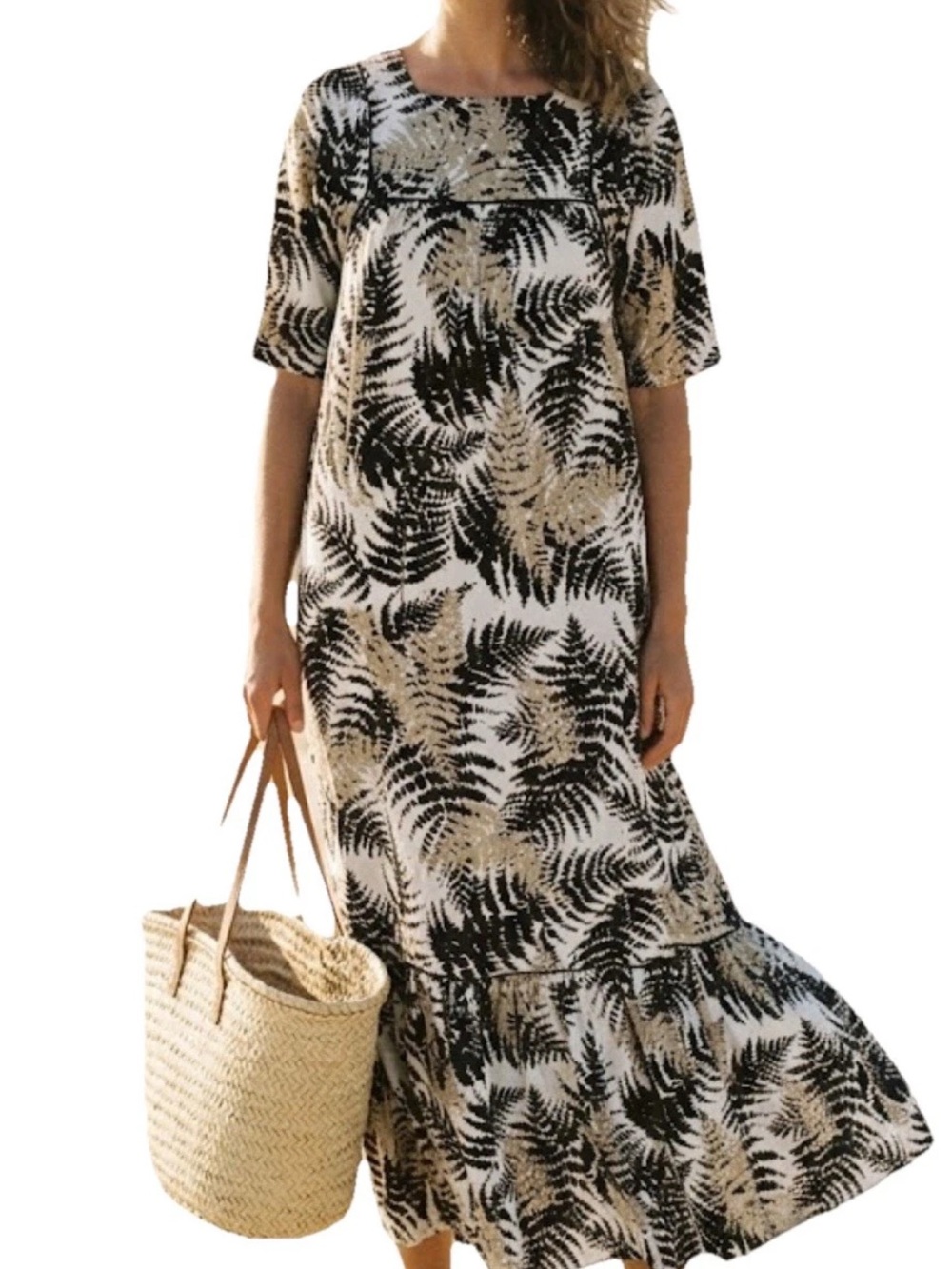 Vintage Pomare Private Collection Made in Hawaii Maxi Dress Cotton - 4 Small